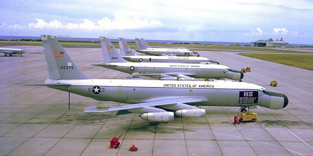 ARIA vliegtuigen in 1969 op de Patrick Air Force Base in Florida.