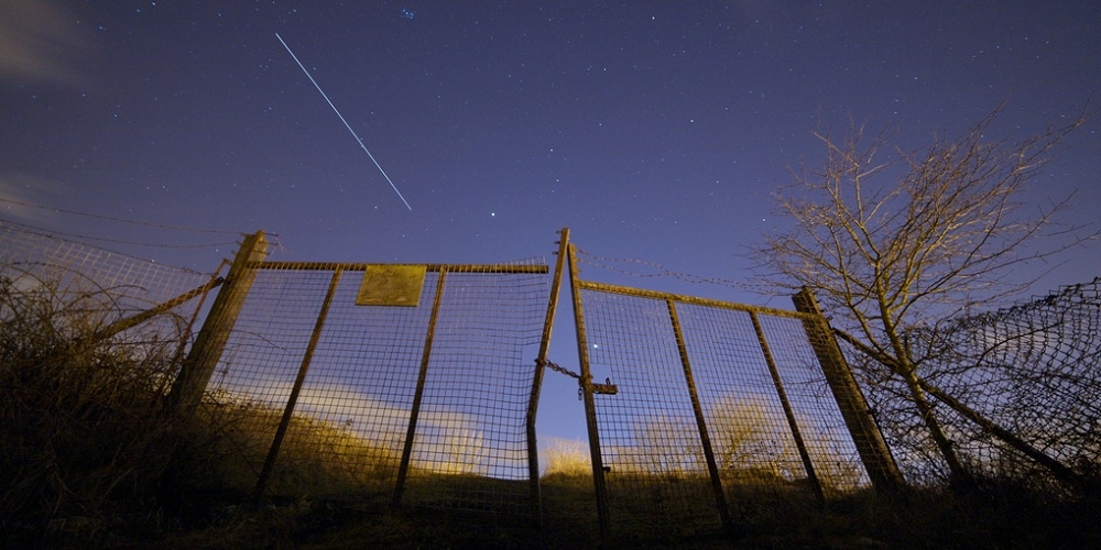 Een passage van het ISS