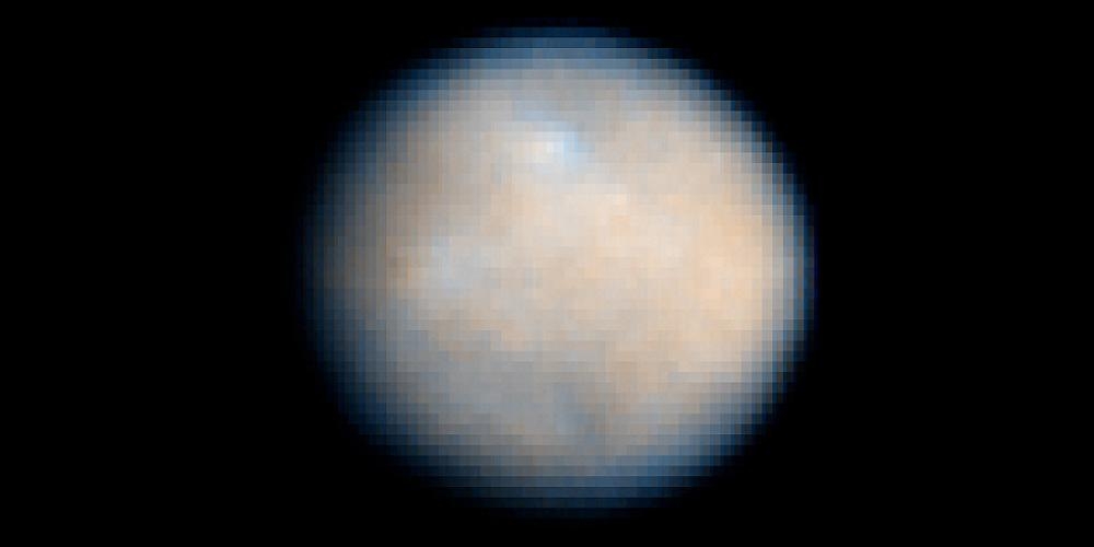 Ceres gezien door de lenzen van de Hubble Space Telescope